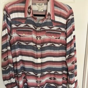 WOMENS ARIAT SNAP TOP